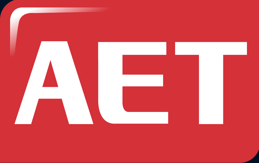AET Displays logo